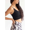 thumbnail image 3 of Ragstock Black Seamless Lace Trim Cami, 3 of 4
