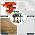 thumbnail image 3 of 2PCS Pneumatic Tool Holder/Aerosol Rack Combo, Wall Mounted Can Bottle Holder, Air Tool Organizer, 3 of 5