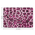 thumbnail image 5 of Pink and Gray Of Leopard Print Flannel Non Slip Door Rugs,Washable Door Mats Indoor,Decorative Door Mats,Dirt-Resistant and Absorbent Doormat for Entrance,Bedroom,Kitchen,Bathroom,23.5x16in(60x40cm), 5 of 5