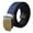 Dark Blue, variant on INSPIRE CHIC Men's Strategic Web Belt With Zinc Alloy Buckle Width 1 1/2"