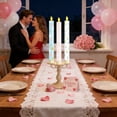 thumbnail image 6 of 6-Pack Remote Control Flameless LED Candle Lamp, with Tearing Stems, Realistic Wax Simulation, for Party Wedding Home Decor, 6 of 8