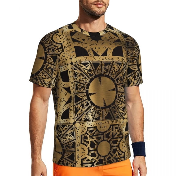 T Shirt For Men Vintage Gothic Print Sports T-Shirt Lament Spread Harajuku Men Aesthetic Tshirt Summ