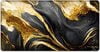Black grey gold marble texture