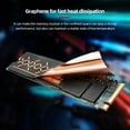 thumbnail image 4 of 2pcs M.2 HeatSink Nvme SSD Cooler Solid State Disk Radiator Thermal Copper Pad 0.2mm Light Thin Thermorytic Pad for Laptop PC Customized, 4 of 6