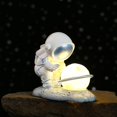 thumbnail image 6 of Guiexla Astronaut Moon Night Light Rechargeable LED Spaceman Planet Kids Bedroom Bedside Nursery Table Lamp Home Decoration Birthday Christmas Gift, 6 of 8