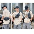 thumbnail image 4 of Riñoneras para hombre Bolsas de mensajero para mujer Entrenamiento Viajes Ocio Correr Senderismo Ciclismo Adepaton Mariconeras y Bolsos para Hombres, 4 of 5