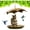Squirrel, variant on Animal Design Hanging Bird Feeder with Umbrella Metal for Garden Yard Outdoor Decor