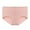 Light Pink, variant on XBASW Women's Underwear Ice Silk Bikini Brief Seamless Mid-Waist Underpants for Women M-XL