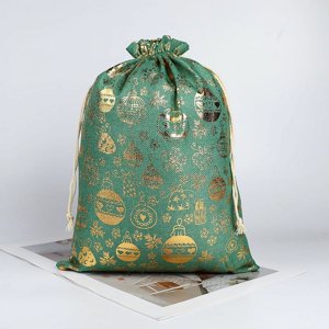 Nvzi-a 10pcs Christmas Drawstring Gift Bags Christmas Bags with Drawstring Drawstring Christmas Gift Bags Drawstring Gift Wrap Bags，Style D