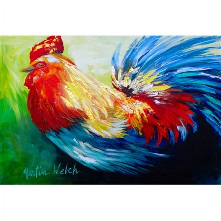 

Bird - Rooster Chief Big Feathers Fabric Placemat
