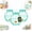 3 PCs, variant on 2 Pack Plastic Fish Bowl Tumbler with Straw & Lid, 1200ML Drinking Purse Cup for Summer Beach Pool Party, Fishing Decor Gifts for Women Men Kids (K)