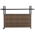 thumbnail image 5 of Versatile Utility Rustic Charm Smooth 360-Degree Wheels Outdoor Serving Cart for BBQs, Garden Parties, and More, 5 of 15