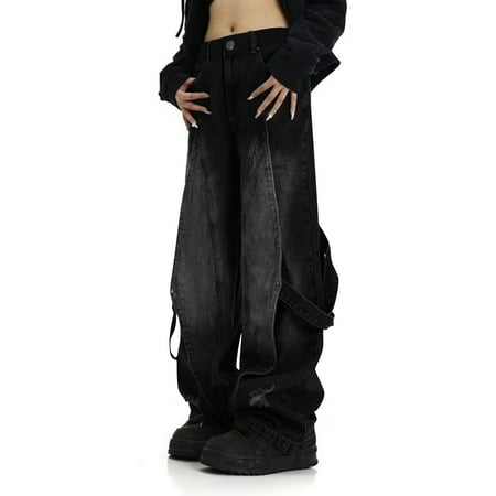 Bogo Womens Jeans Bootcut Petite Womens Casual Pants Petite Length Pants For Women Trendy Summer Womens High Waisted Trousers