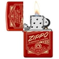 thumbnail image 3 of Zippo It Works Design Metallic Red Pocket Lighter, 3 of 6