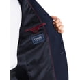thumbnail image 5 of Chaps Men's Navy Solid Classic Fit Tailored Suit Separate Jacket, Sizes 40R-48L, 5 of 9