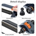 thumbnail image 4 of Lawn Sprinkler 19 Hole Nozzles 4 Spray Modes for Yard, Garden Water Oscillating Sprinkler with Spray Jet Cleaning Needle, 4 of 9