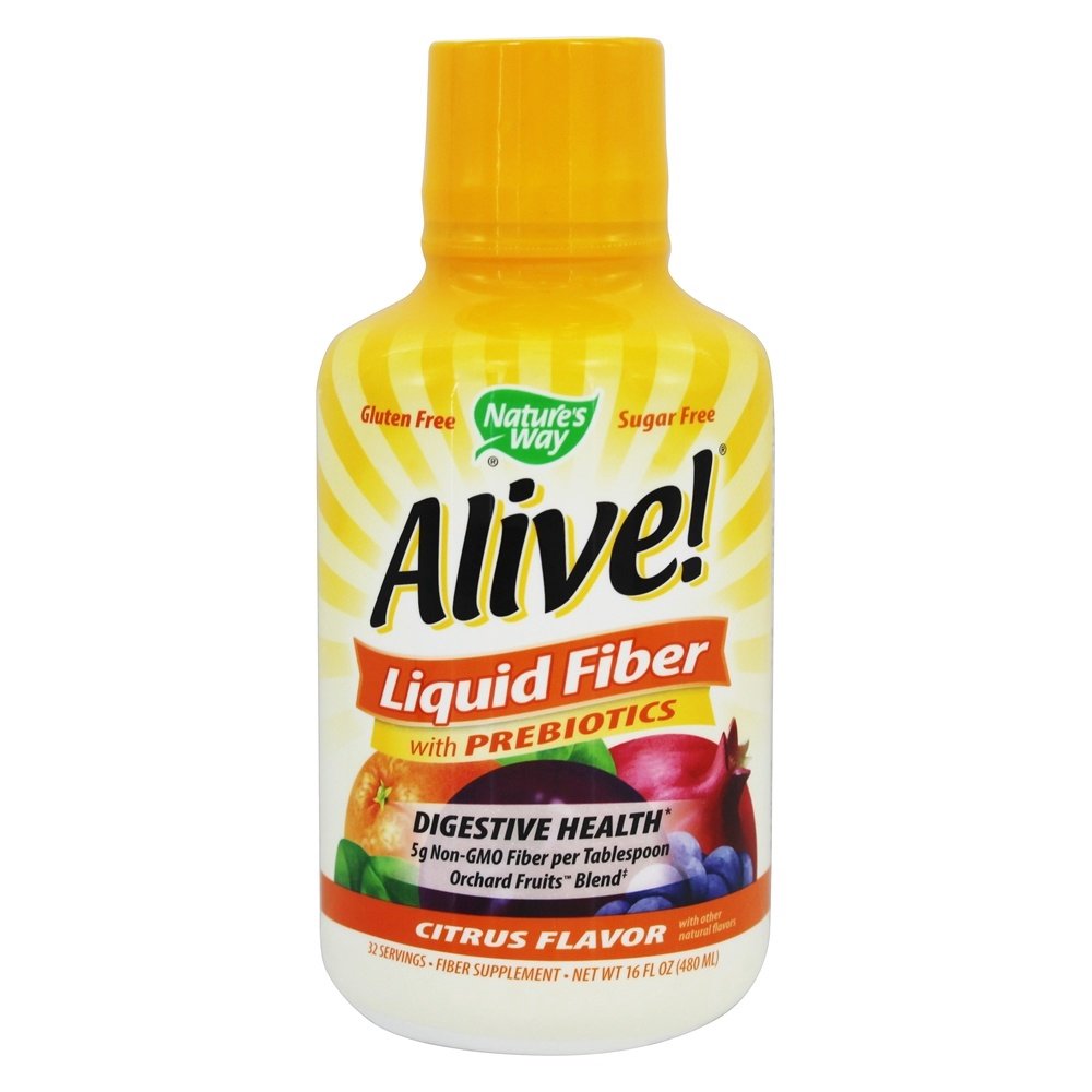 Nature's Way Alive! Liquid Fiber with Prebiotics Citrus 16 fl. oz