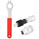 thumbnail image 4 of Kit de reparación esencial para ciclismo para el mantenimiento de bielas, extractor de bielas de acero para bicicleta y juego de herramientas para quitar el pedalier, 4 of 8