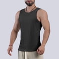 thumbnail image 6 of Mlzmgr Mens Tank Tops Sleeveless Crew Neck Stretchy Fitted Tops Summer Fashion Workout Tanks for Men, 6 of 8