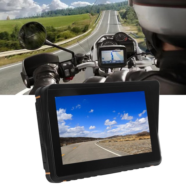 Motorcycle GPS Navigation, Waterproof 7in Motorcycle GPS Navigation for Auto