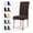 Dark Coffee, variant on ATJIA Chair Covers Stretch Dining Room Chair Covers Jacquard Parson Chair Slipcover Dining Chair Slipcovers for Dining Room