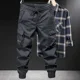 thumbnail image 3 of Pantalones Hombre Moto Invierno Negro Cargo Pantalones para Hombre Biker Forrado Polar Nailon Emo Moda Talla Grande Alta Calidad Diseñador, 3 of 4