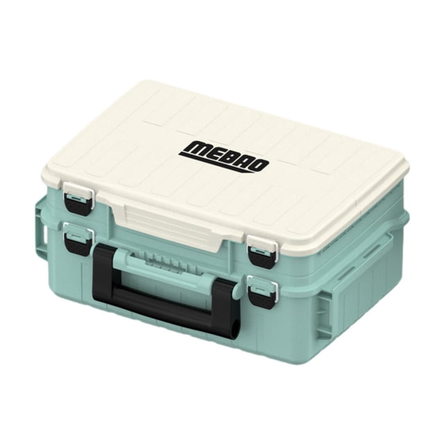 Caja contenedora para aparejos de pesca, ligera, organizador de accesorios para viajes azul