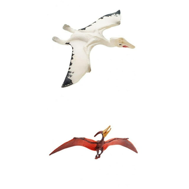 2 Piezas Jurásico Pterosaurio Juguetes Ciencia Hugo figuritas de pterosaurio