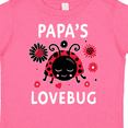 thumbnail image 4 of Inktastic Valentine's Day Papa's Lovebug Boys or Girls Toddler T-Shirt, 4 of 5