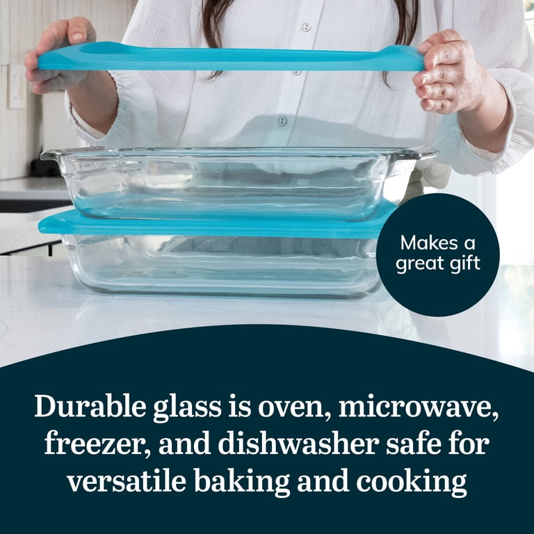 Libbey Baker's Premium 9x13 Glass Baking Dish Set of 2 photo 5