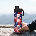thumbnail image 7 of Cauagu American Stars2 Print 18oz Vacuum Insulated Stainless Steel Water Bottle,Coffee Travel Mug Spill Proof with Lid,Thermos Cup for Keep Hot/Ice Water Drinks, 7 of 7
