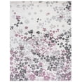 thumbnail image 2 of Safavieh Adirondack Collection ADR115L Floral Non-Shedding Stain Resistant Living Room Bedroom Area Rug, 9' x 12', Ivory / Purple, 2 of 2