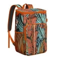 thumbnail image 1 of Hawaiian Floral Insulated Backpack Cooler - 20L, Multiple Pockets for Organized Storage, Lightweight Design, 1 of 6