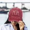 thumbnail image 2 of fenteer Mom Embroidered Baseball Hat Gift Adjustable Women Baseball Cap for, 2 of 8
