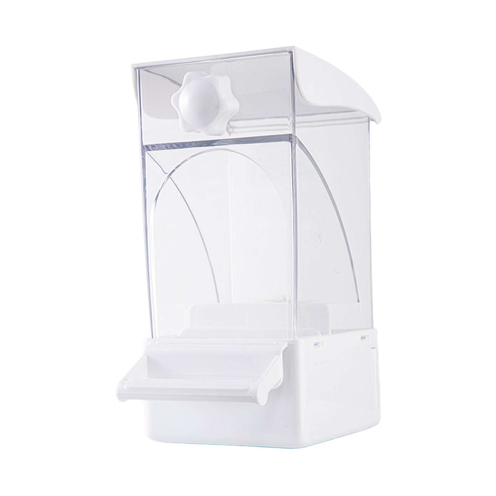 Automatic Bird Feeder Cage Bowl Spacious Storage Easy Installation for Budgies Lovebirds Conures