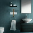 thumbnail image 4 of unbranded 2Ud Organizador De Pared Transparente Para Cepillos Y Secadores En Con Instalación Sin Taladro, 4 of 7