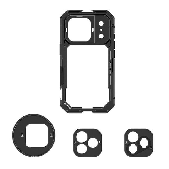 for 17 Pro/17 Pro Max Cage Quick Release Video Rig Phone Stabilizer