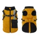 thumbnail image 2 of Abrigo cálido para perros, chaqueta de invierno para clima frío con arnés, ropa reflectante para mascotas para perros medianos y pequeños, atuendo para bulldog francés, 2 of 5