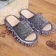 thumbnail image 1 of Talla 37 para limpiar el suelo microfibra chenilla extraíble perezoso piso mopa zapatillas de los hombres y las mujeres de barrido en casa en silencio, 1 of 4
