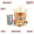 thumbnail image 4 of EIM-924LX 4 Quart Electric Ice Cream Maker with Pine Bucket for Homemade Desserts, 4 of 7