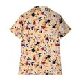 thumbnail image 5 of MAIHAN Women's Summer Hawaiian Shirts Floral Short Sleeve Button Down Shirts Hawaii Tropical Beach Tops(Light Yellow,L), 5 of 5