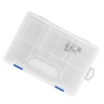 thumbnail image 4 of Contenedor de almacenamiento con compartimentos, caja con compartimentos, organizador de piezas de 2 capas, organizador de piezas pequeñas, ultra sensible, 4 of 8