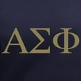thumbnail image 3 of CafePress - Alpha Sigma Phi Greek Letters Gold T Shirt - Women's V-Neck Dark T-Shirt, 3 of 4