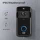thumbnail image 4 of Video Timbre Cámara WiFi inalámbrica [Actualización 2021] IP5 Cámara de seguridad WiFi HD a prueba de agua Video en tiempo real para iOS y teléfono Android Luz nocturna Fokelyi CZDZ-XM14, 4 of 9