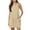 Khaki, variant on GERsome Women's Summer Dresses Beach Casual Sleeveless Solid Color Tank Loose Sundress with Pocket