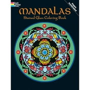 Dover Publications-Mandalas Stained Glass Color Book
