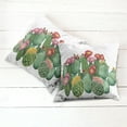 thumbnail image 6 of Ambesonne Cactus Throw Pillow Cover 2 Pack, Saguaro Tropical Garden, 16", Multicolor, 6 of 7