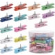 thumbnail image 1 of 50pcs Wooden Clip Thumbtacks for Cork Boards, Art Projects, and Photo Displays (Colorful), 1 of 5