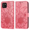 thumbnail image 1 of Funda tipo cartera con girasoles grabados para Samsung A03 166, multifuncional, elegante y con protección total., 1 of 5