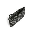 thumbnail image 6 of Vera Bradley Women's Recycled Cotton RFID Convertible Wristlet Black Bandana Medallion, 6 of 6